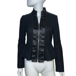 BCBGMaxAzaria | Wool Military Peplum Jacket